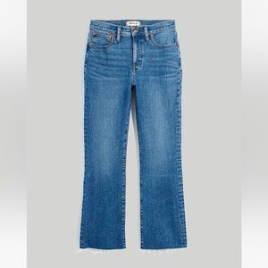 Madewell Midrise Kick Out Crop Jeans